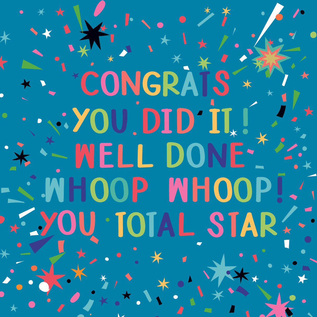 Congratulations Card - You Star