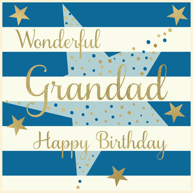 Wonderful Grandad Birthday Card