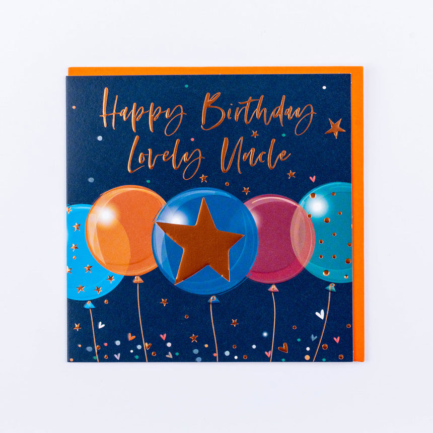 Belly Button Giftware Uncle Birthday Card