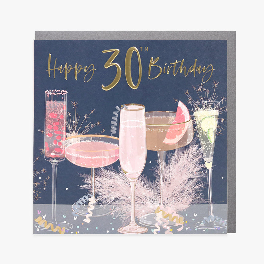 Belly Button Giftware Female 30th Birthday Card