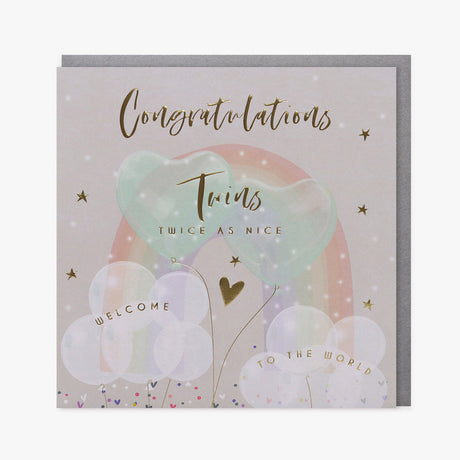 Belly Button Giftware Twins Card