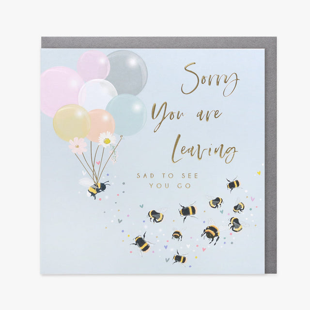 Belly Button Giftware Sorry Your Leaving Card