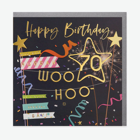 Belly Button Giftware Female 70th Birthday Card