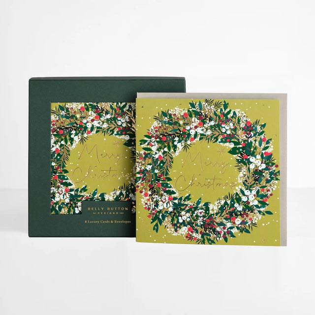 Wreath Luxury Boxed Christmas Cards