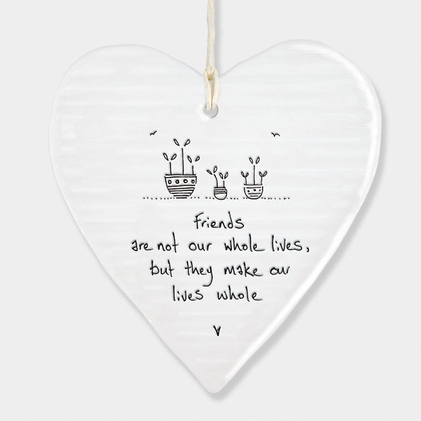 East of India Heart - Friends Make Our Lives Whole