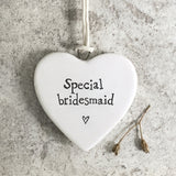 East of India Special Bridesmaid Heart - Small