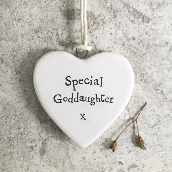 East of India Special Goddaughter Heart - Small