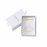 Earrings - Silver Crystal Circles