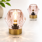 Luxe LED Lamp Diamond Cut Pink