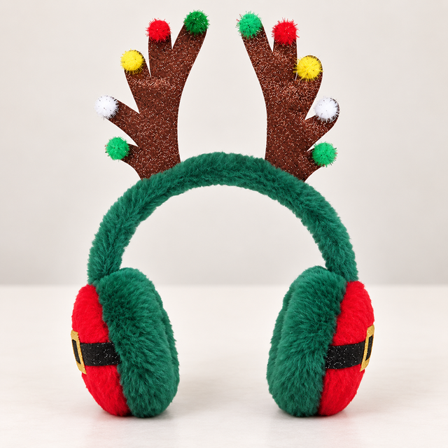Xmas Ear Muffs - Antlers