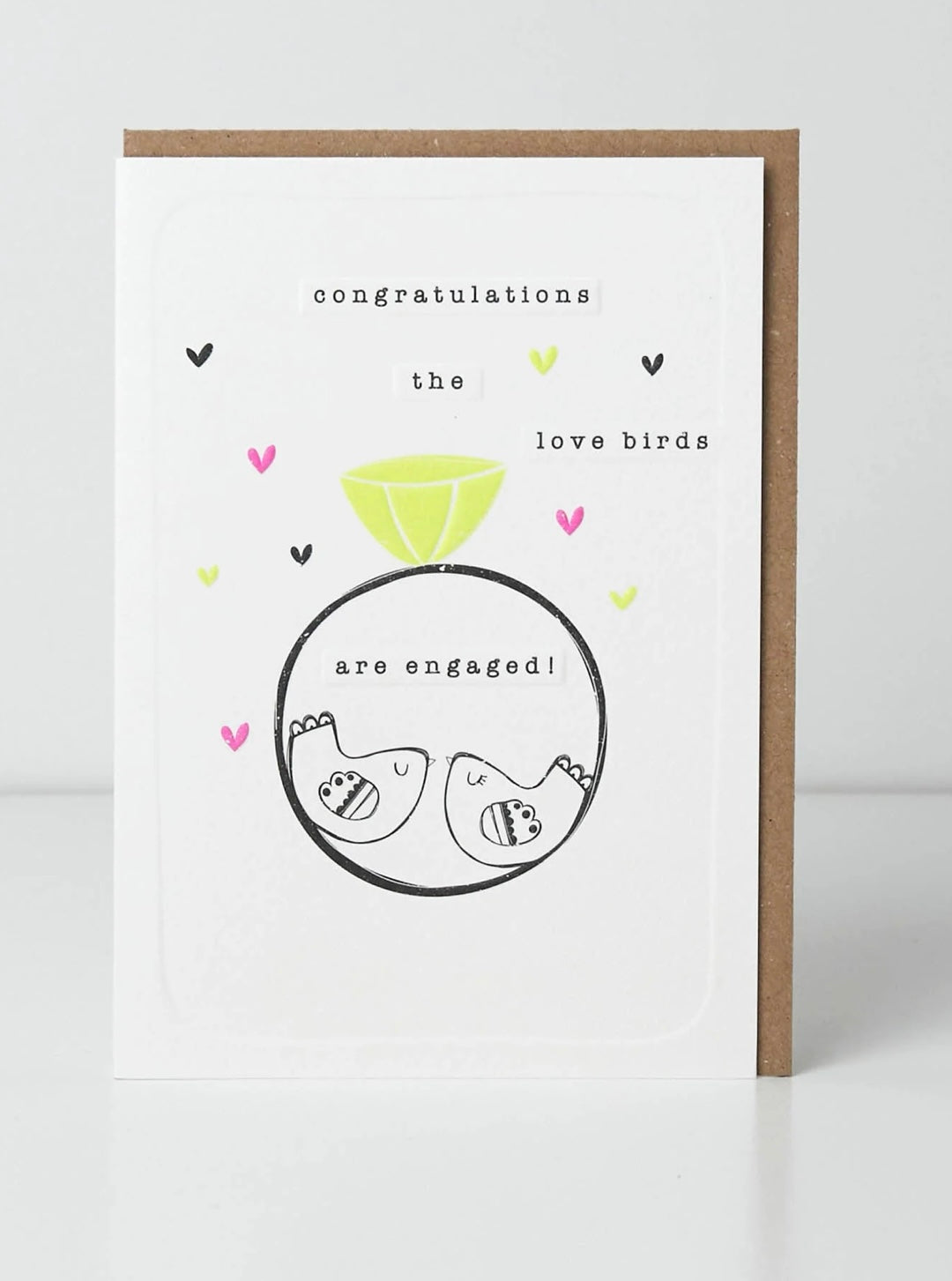 Engagement Card - Love Birds