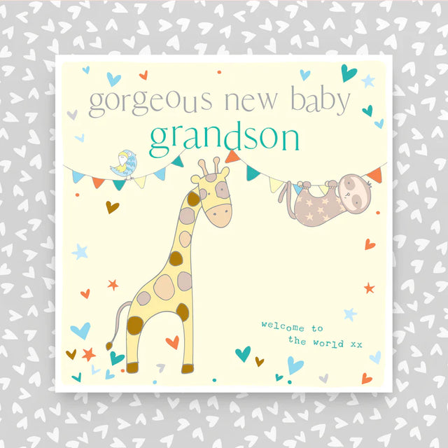 New Baby Grandson Card