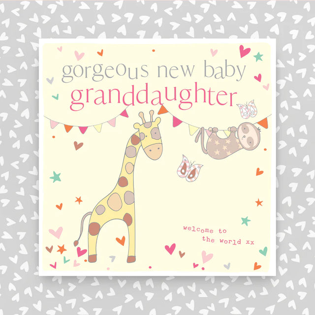New Baby Granddaughter Card