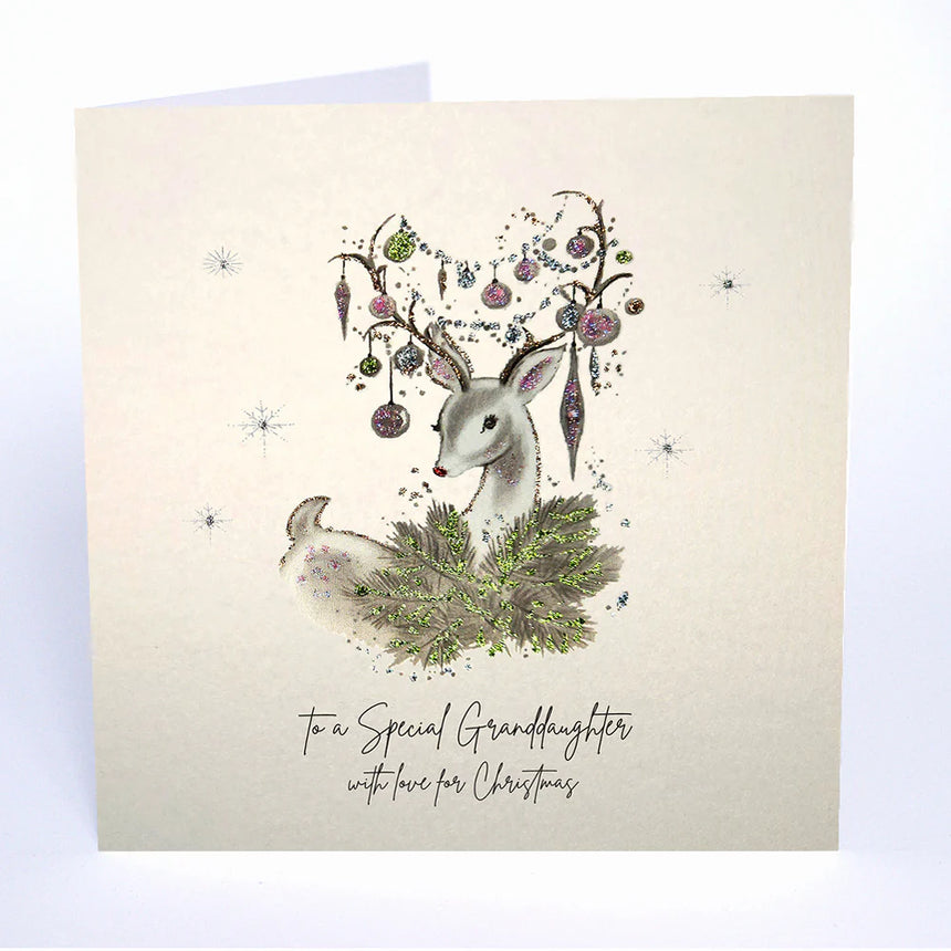 Five Dollar Shake Granddaughter Christmas Card