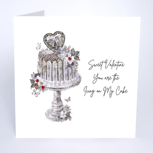 Sweet Valentine Icing On Cake Card