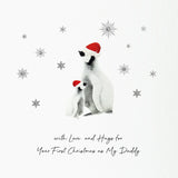 Daddy First Christmas Card