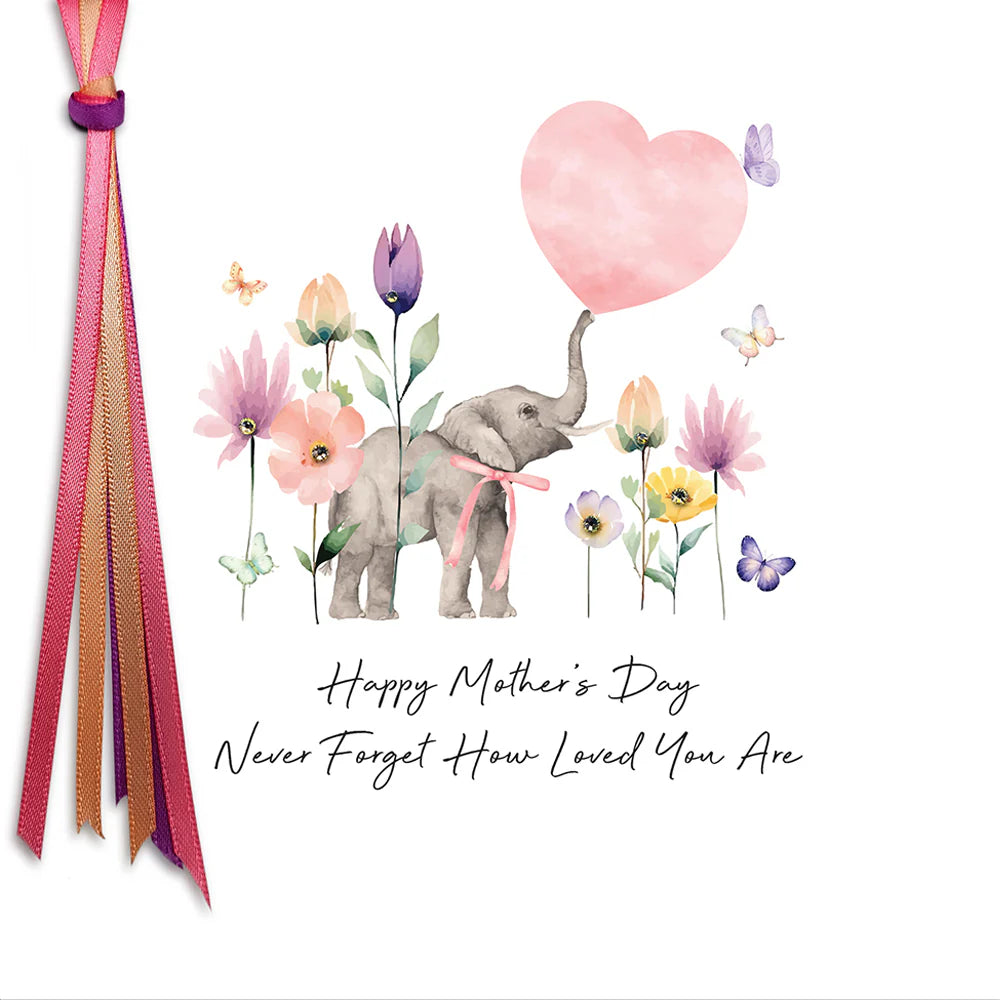 Mothers Day Card - Elephant