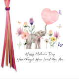 Mothers Day Card - Elephant