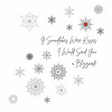 If Snowflakes Were Kisses Christmas Card