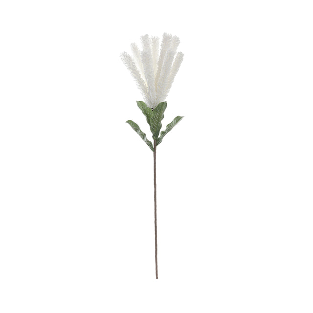 Spike Style Foam White Flower 95cm