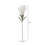 Spike Style Foam White Flower 95cm