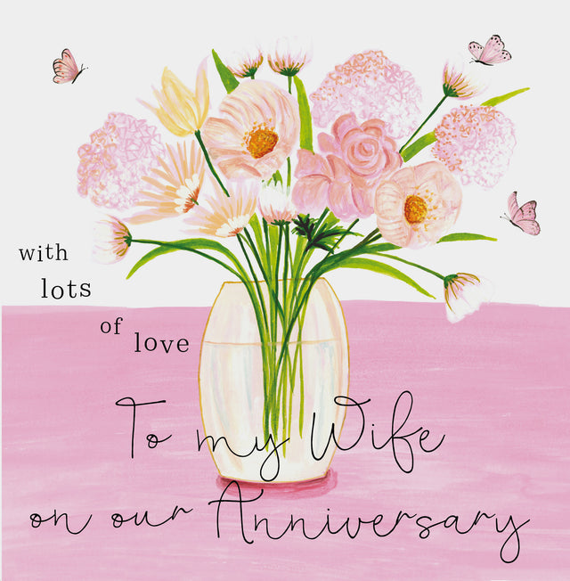 To My Wife On Our Anniversary Card