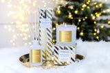 Stoneglow Seasonal - Festive Wishes - Orange, Cinnamon & Clove Scented Candle