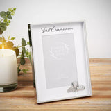 First Communion Silver 4' x 6' Photo Frame