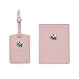 My First Passport Holder and Luggage Tag - Pink