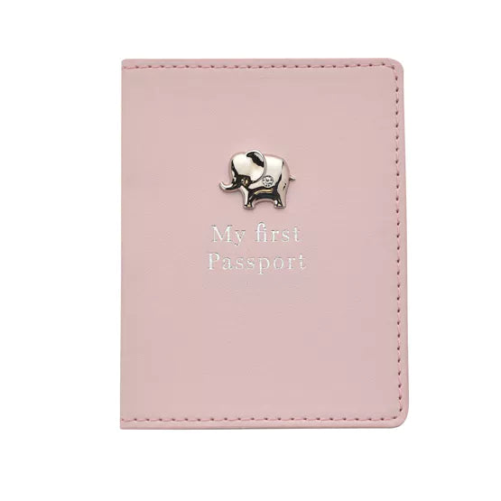 My First Passport Holder and Luggage Tag - Pink