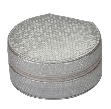 Florence Silver Honeycomb Jewellery Box - Small