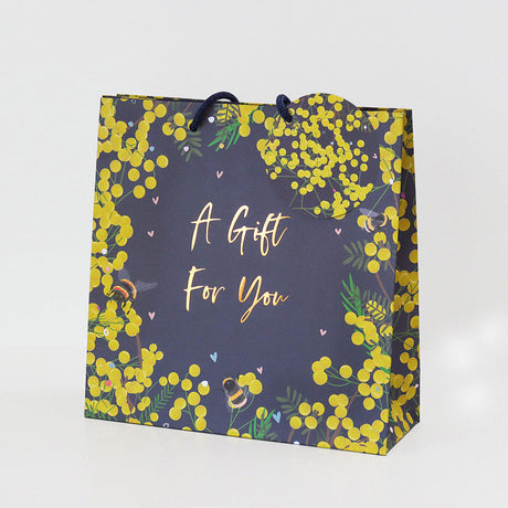 Belly Button Giftware For You Yellow Flowers Gift Bag Mediu