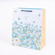 Belly Button Giftware Blue Daisy And Bee Gift Bag Large