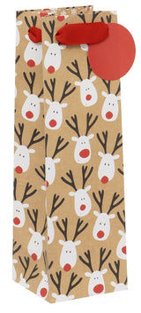 Reindeer Selfie Bottle Bag