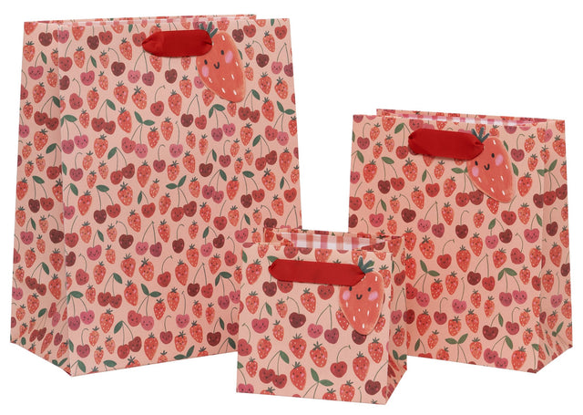 Cherry Strawberry Gift Bag - Small