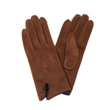 Button Detail Glove - Tan