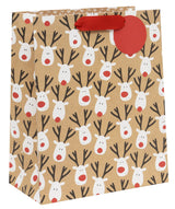 Reindeer Selfie Gift Bag - Large
