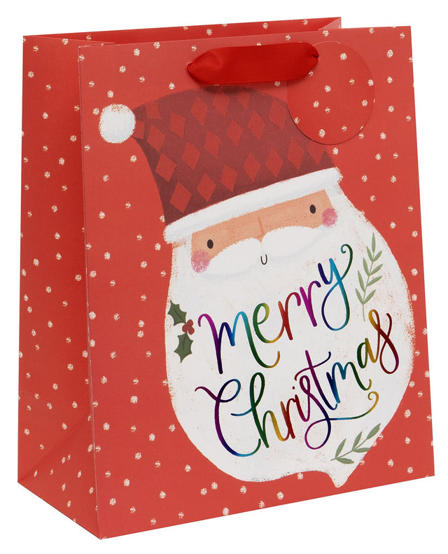 Rainbow Santa Gift Bag -  Large