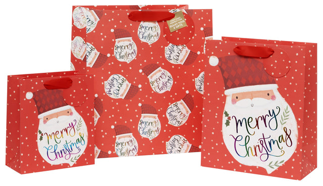Rainbow Santa Gift Bag -  Large