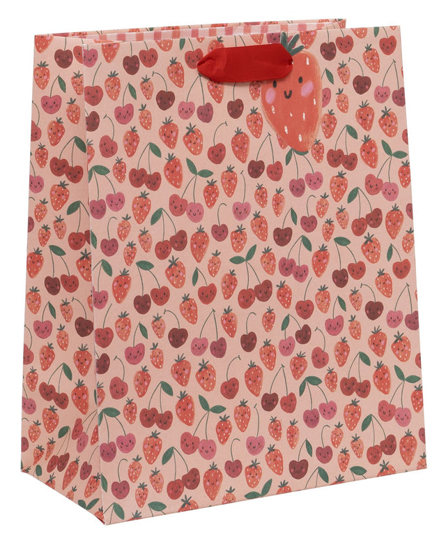 Cherry Strawberry Gift Bag - Large