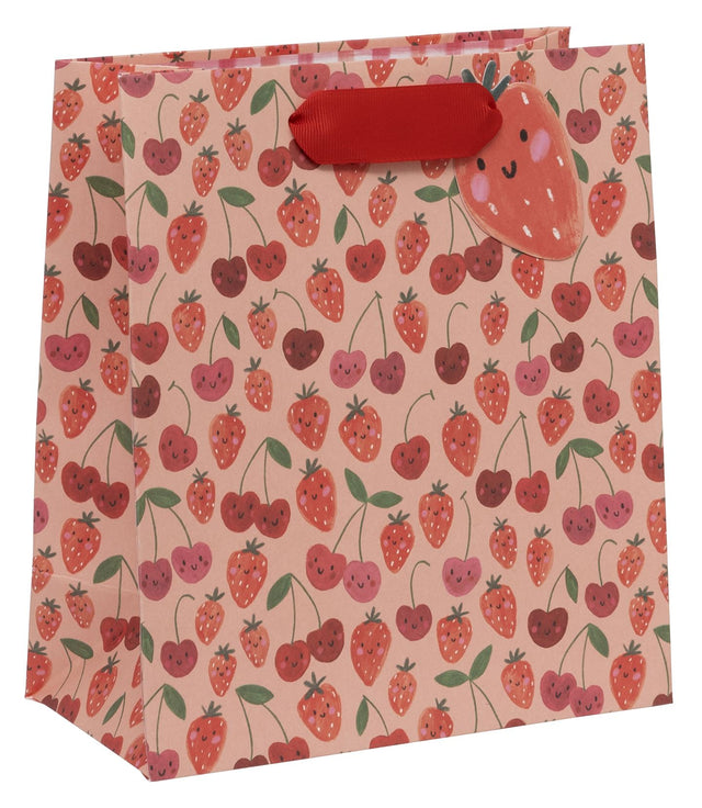 Cherry Strawberry Medium Gift Bag