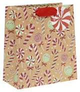 Candy Cane Lane Gift Bag - Medium