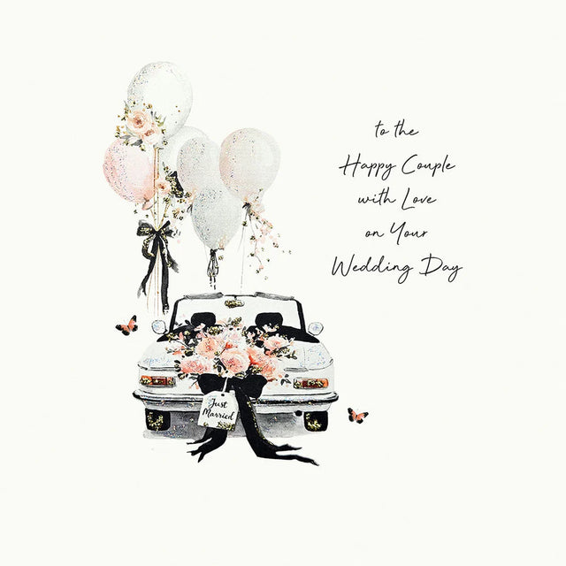Happy Couple Wedding Day Card
