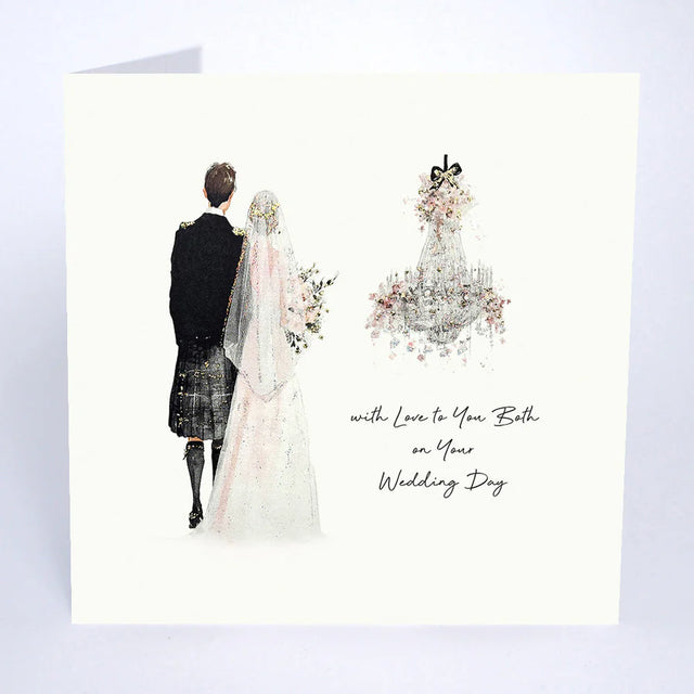 With Love To You Both Wedding Card