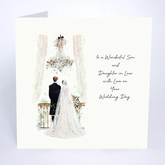 Son & Daughter In Law Wedding Card