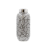 Black and White Ginger Jar 38cm