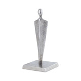 Nickel Metal Figurine Sculpture 29cm