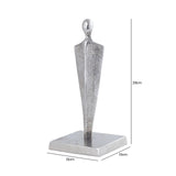 Nickel Metal Figurine Sculpture 29cm