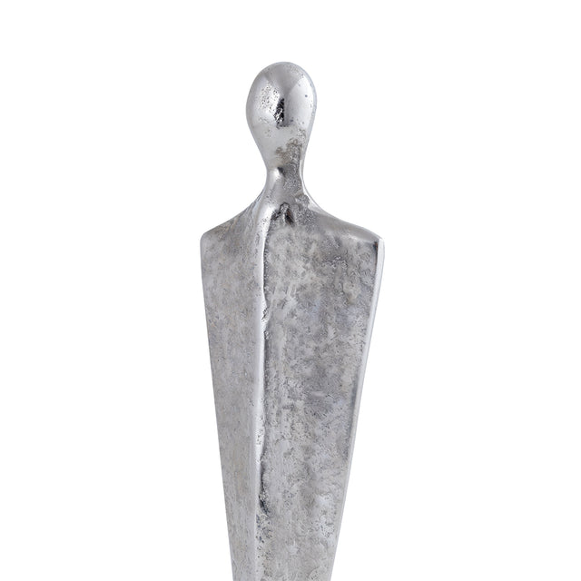 Nickel Metal Figurine Sculpture 29cm