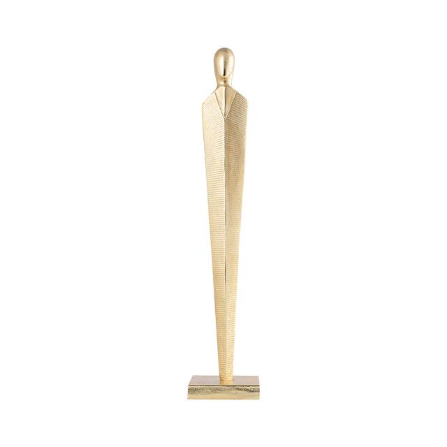 Gold Metal Figurine Sculpture 53cm